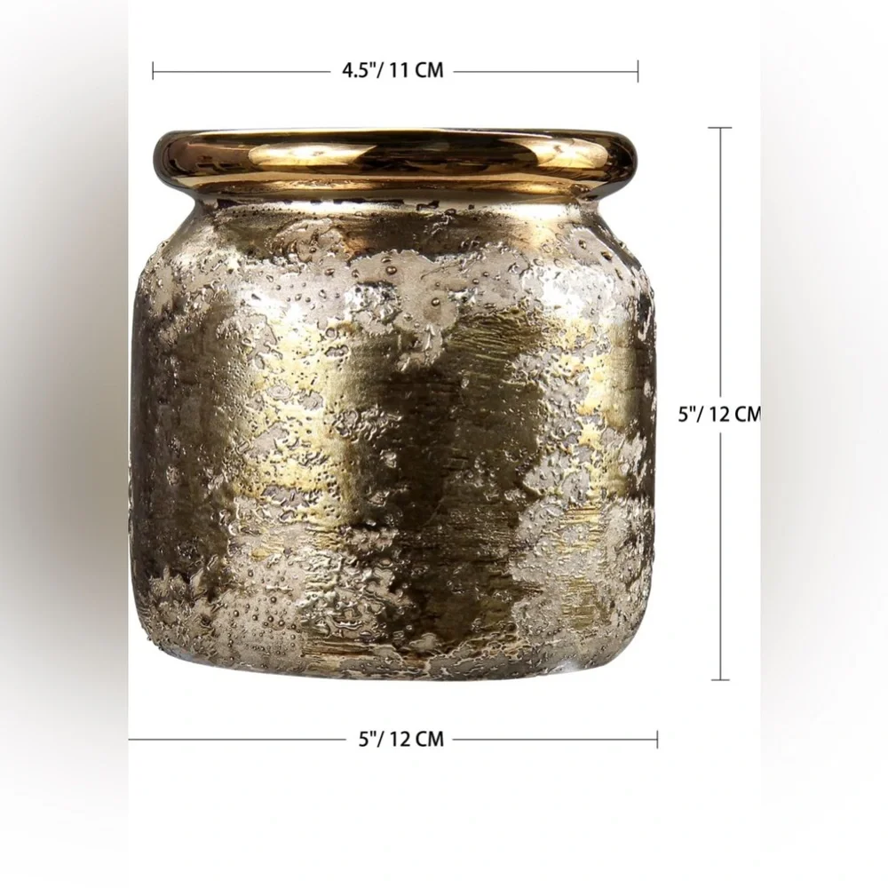 Gold Textured Vase